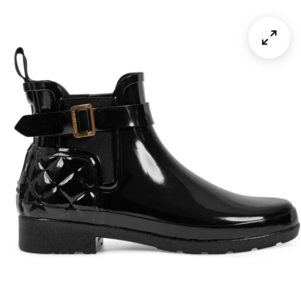 Hunter Black Women's Ankle Boots flaw